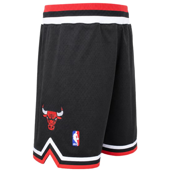 Mitchell & Ness NBA Chicago Bulls Authentic Mens Black Shorts - Image 2