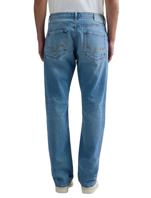 Blauwe jeans Replay Aideen straight fit - Image 2