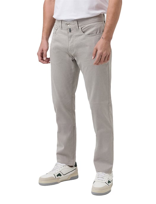 Pierre Cardin Lyon Tapered fit 5-pocket broek grijs - Image 1
