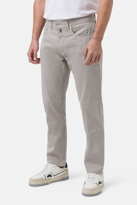Pierre Cardin Lyon Tapered fit 5-pocket broek grijs - Image 3