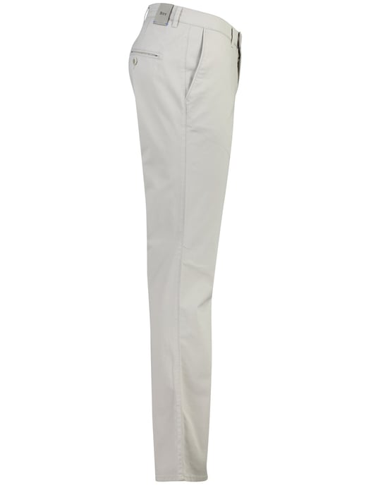 pantalon Brax Fabio grijs flatfront model normale fit - Image 3