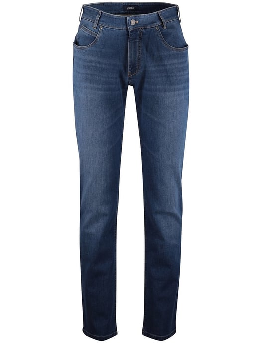 Gardeur jeans donkerblauw normale fit denim - Image 1