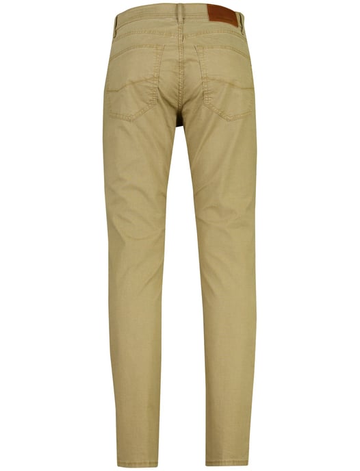 pantalon Pierre Cardin khaki normale fit 5-pocket model zonder omslag - Image 2