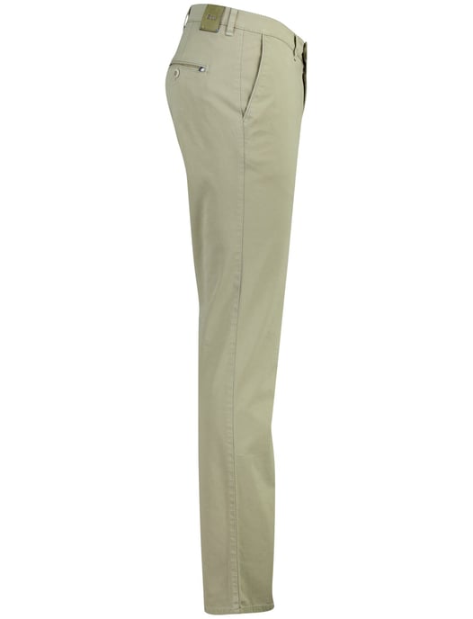 Pantalon Brax Fabio flatfront wijde fit groen - Image 2
