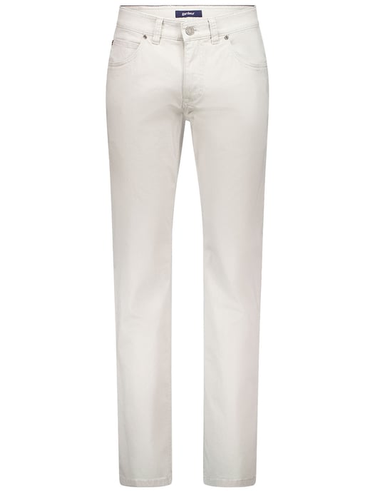 Gardeur broek 5-pocket katoen wit - Image 1