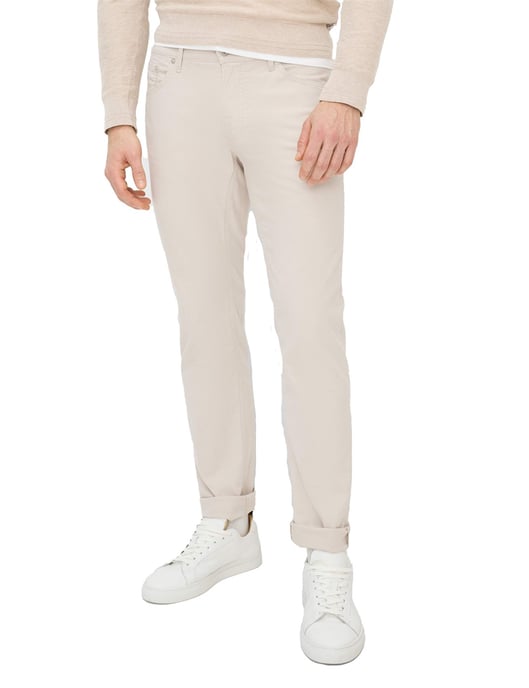 Brax pantalon 5-pocket creme normale fit katoen - Image 1