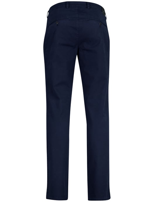 Pantalon flatfront model Brax Fabio donkerblauw - Image 3
