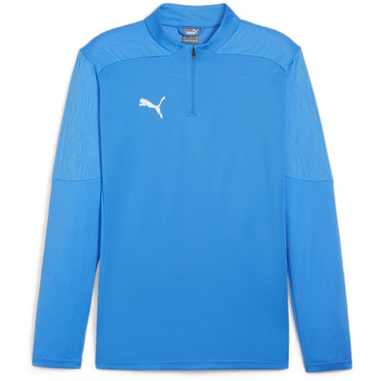 Puma Heren Team Final trainingsfleece met kwartritssluiting (Blauw) - Image 1