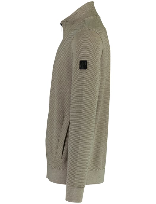 Beige Casa Moda vest gemeleerd wijde fit - Image 3