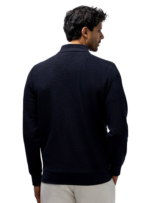 Vest donkerblauw State of Art regular fit gemêleerd - Image 2