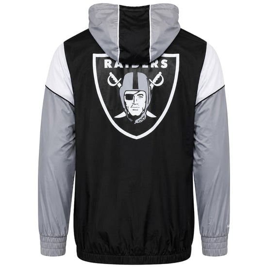 Mitchell & Ness NFL Oakland Raiders Highlight Reel Mens Grey Jacket - Image 2