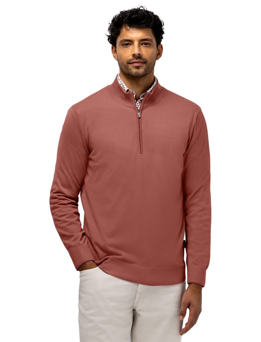 Half zip trui State of Art roze - Image 1