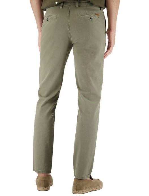 Pantalon flatfront Gardeur Benito groen normale fit - Image 2