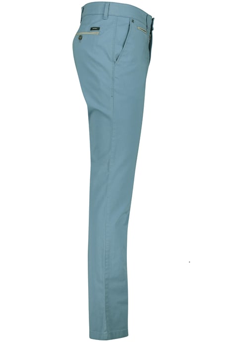 katoenen Gardeur Pantalon effen blauw normale fit - Image 3