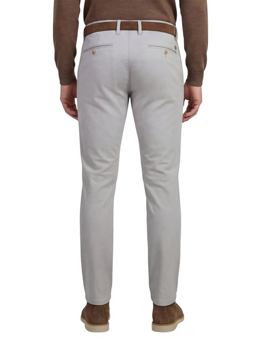 Alberto Pantalon grijs katoen slim fit - Image 2