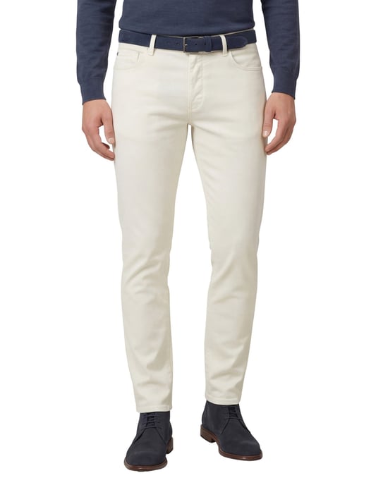 Alberto Pantalon creme slim fit - Image 1