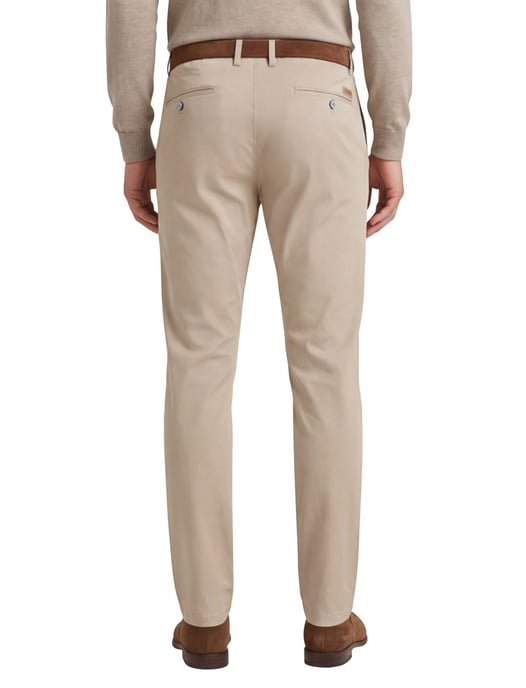 Gardeur Pantalon Tonic beige katoen chino - Image 2