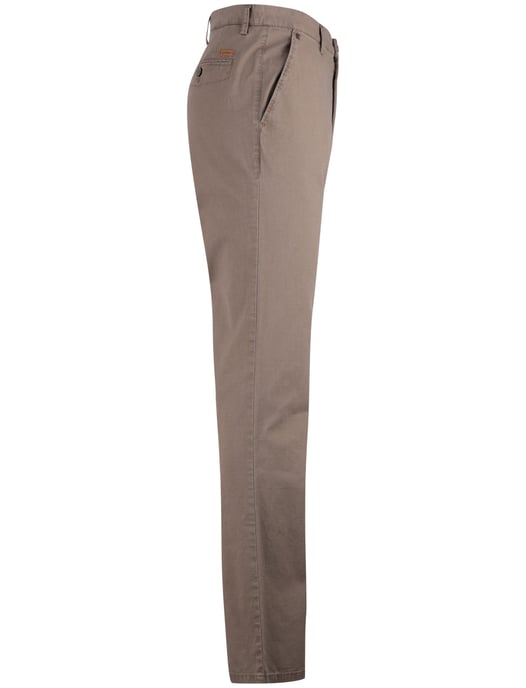 Pantalon Gardeur bruin flatfront model normale fit - Image 3