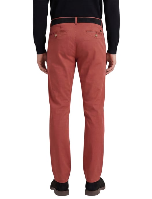 Meyer Chicago 5-pocket Pantalon katoen rood perfect fit zonder omslag - Image 2