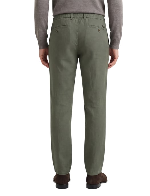 Gardeur modern fit flatfront model Pantalon donkergroen - Image 2