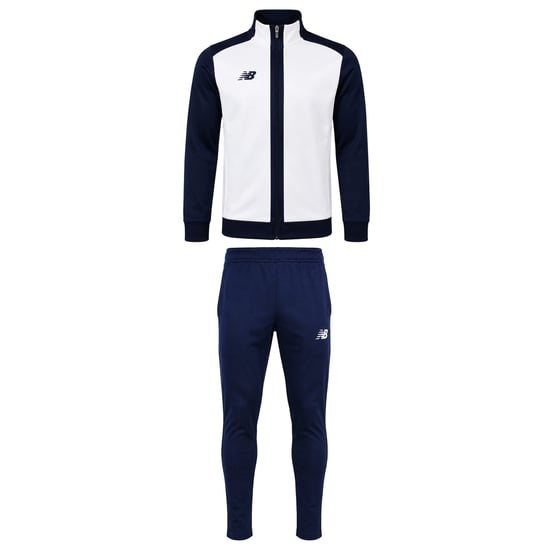 New Balance Travel Mens White/Navy Tracksuit - Image 1