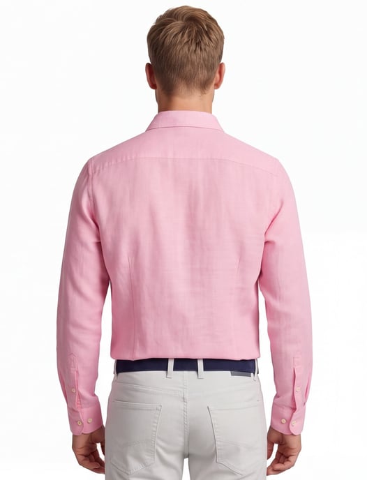 Superdry overhemd roze linnen - Image 2