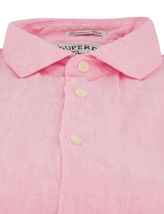 Superdry overhemd roze linnen - Image 3