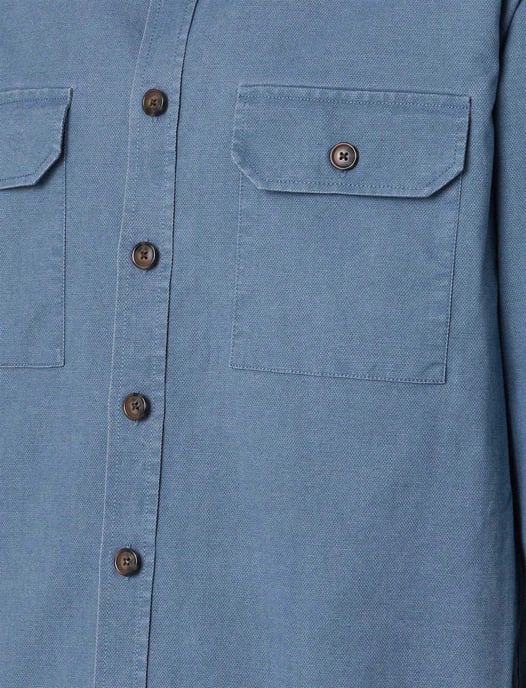 Casa Moda Casual Fit overshirt blauw wijde fit katoen - Image 4
