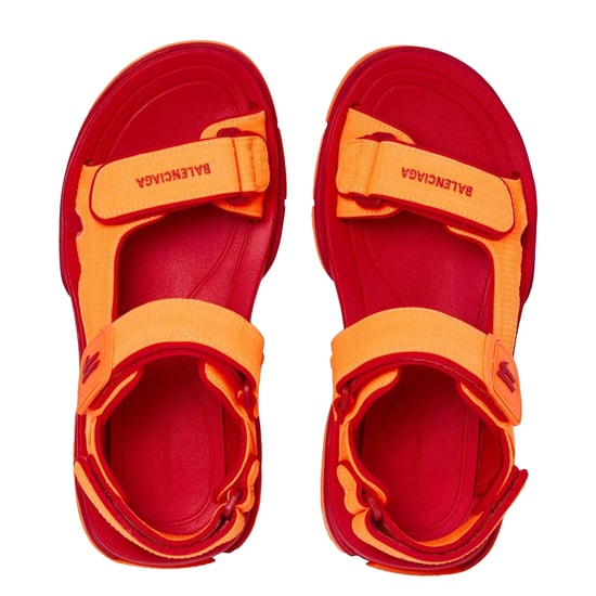 Balenciaga Toeristische sandalen voor dames (Oranje/Rood) - Image 3