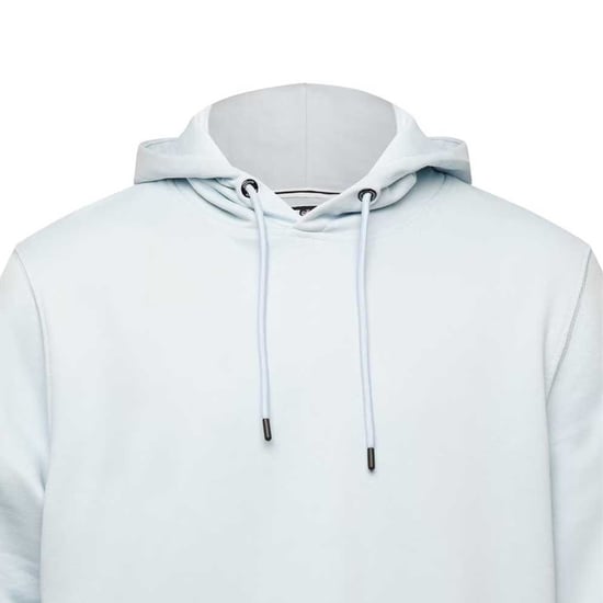 Weekend Offender Mens Yensei Badge Drawstring Hoodie (Cloud) - Image 2