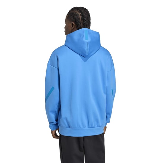 Men's adidas Z.n.e. Full Zip Hoodie in Rayblu - Image 3