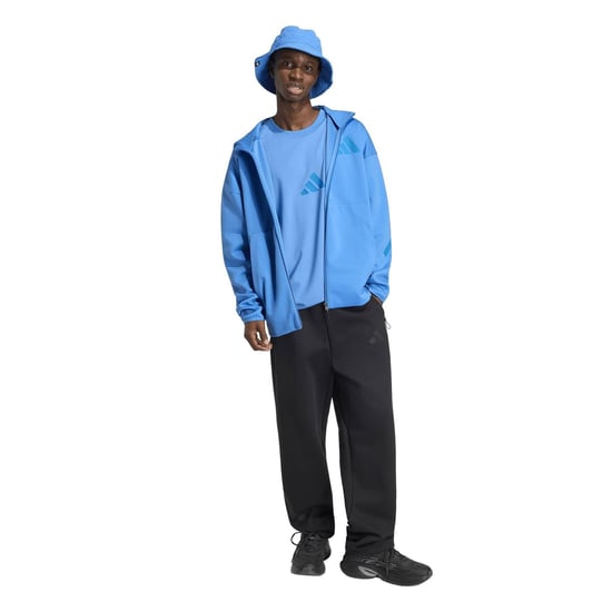 Men's adidas Z.n.e. Full Zip Hoodie in Rayblu - Image 6