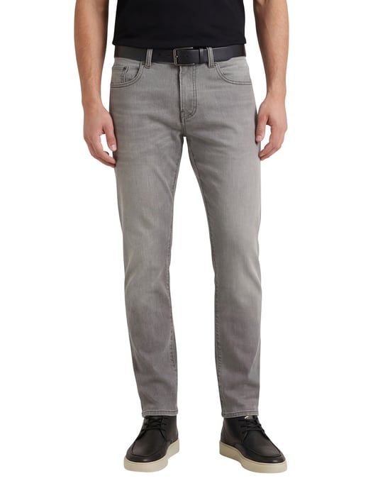 Pierre Cardin Pantalon 5-p Lyon Tapered fit grijs gemêleerd - Image 1