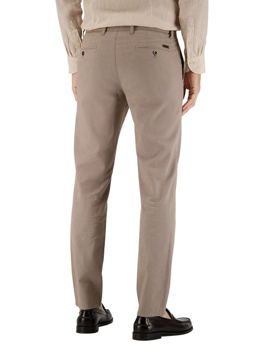 Bruine Pantalon Gardeur Modern Fit Bono katoen - Image 2