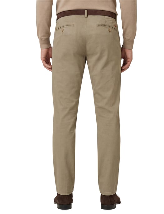 Meyer Pantalon Bonn camel effen katoen - Image 2