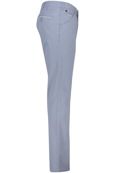 Meyer broek Chicago blauw gestreept katoen - Image 3