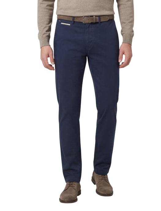 katoenen broek Gardeur Benny donkerblauw - Image 1