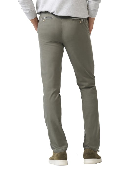 katoenen broek Meyer Bonn groen - Image 2