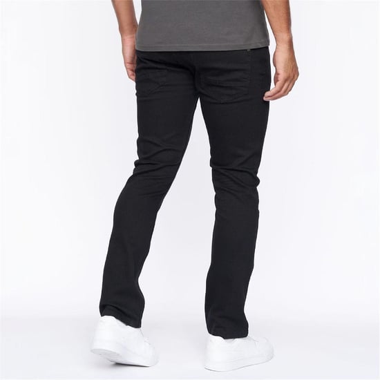 Crosshatch Heren Buraca Slim Jeans (Massief zwart) - Image 2