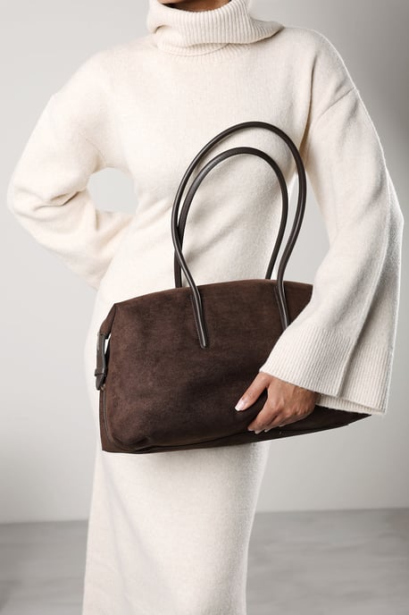 Where's That From Womens Girelle Leather Bowler Bag - Image 2