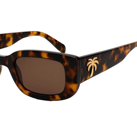 Palm Angels Mens Yosemite Rectangle Sunglasses (Havana Brown) - Image 3