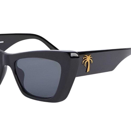 Palm Angels Heren Fairfield Rechthoekige Zonnebril (Zwart/Donkergrijs) - Image 3