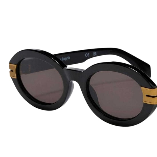 Palm Angels Mens Harmony Rectangle Sunglasses (Black) - Image 2