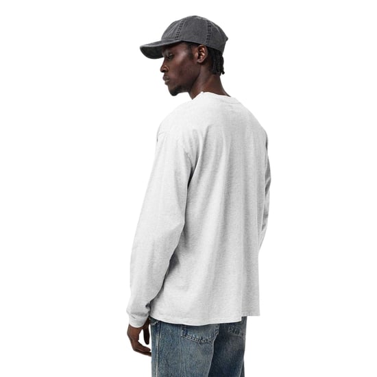 Represent Heren Regular T-shirt met lange mouwen (Ijs Grijs Mergel) - Image 4