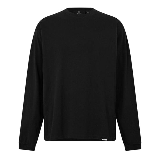 Represent Heren Regular T-shirt met lange mouwen (Zwart) - Image 1