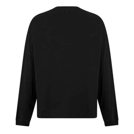 Represent Heren Regular T-shirt met lange mouwen (Zwart) - Image 2