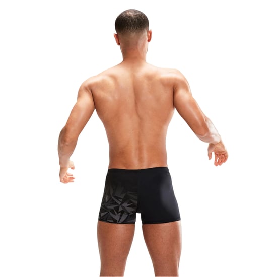 Speedo Geometrische zwembroeken voor heren (Zwart/Grijs) - Image 2