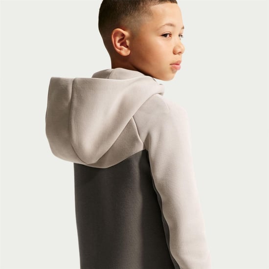 Nike Technische fleece-hoodie met doorlopende rits voor kinderen (Cave Purple) - Image 2