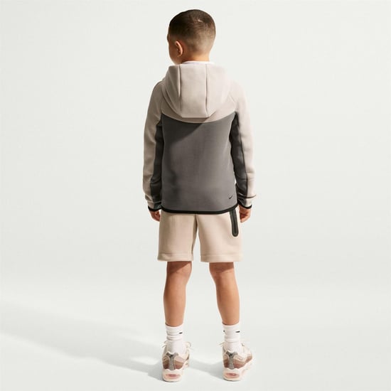 Nike Technische fleece-hoodie met doorlopende rits voor kinderen (Cave Purple) - Image 5