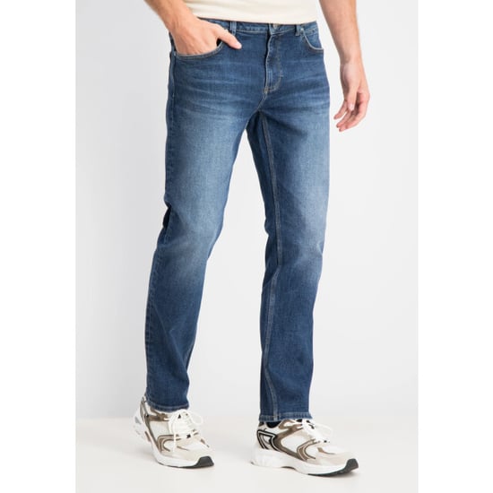 Gabbiano Arctic heren relaxed jeans mid blue stone wash - Image 3